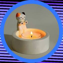 Cute Cat CandleLOGO