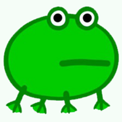 Frog on ETHLOGO